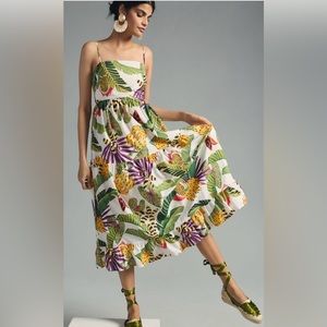 NWT Farm Rio Striped Forest Maxi Dress XS